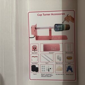 Pink Cup Turner for Crafting by [Brand]